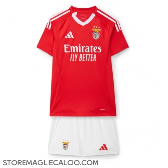 Benfica Maglia Gara Casa Repliche 2024-25 Bambino Maniche Corte